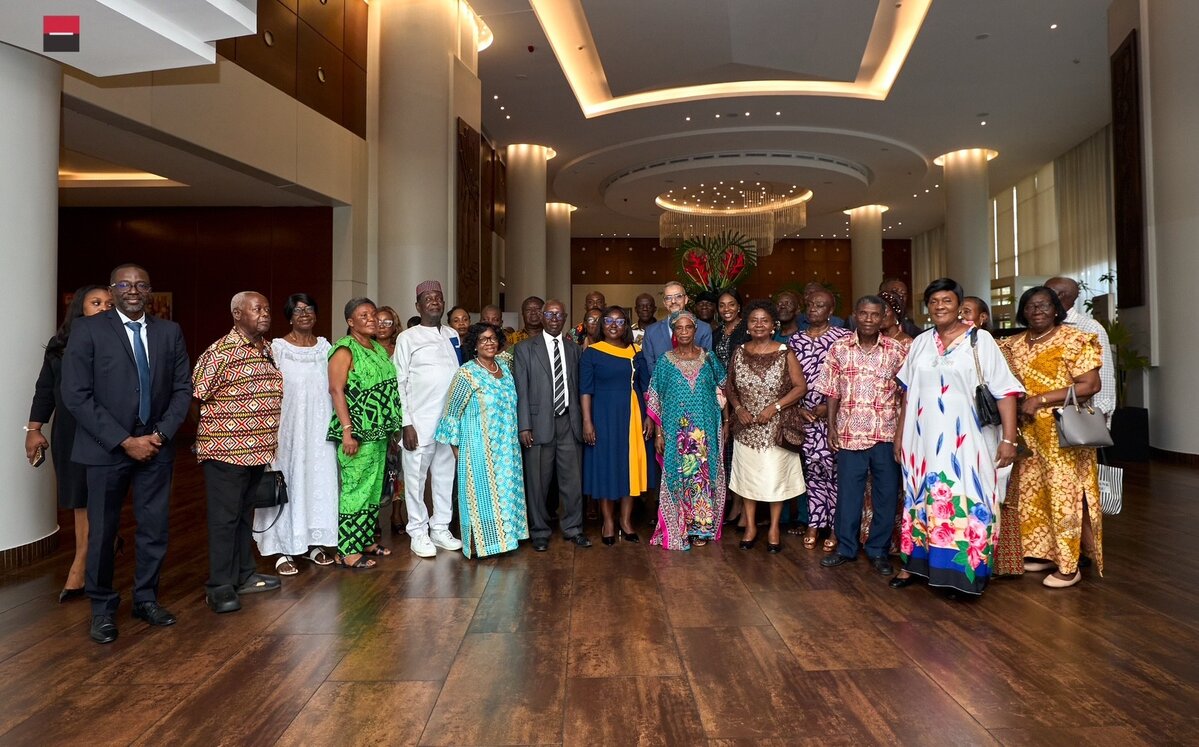 Fig 1. Senior Executives of SG Ghana with long-standing customers in attendance to the event