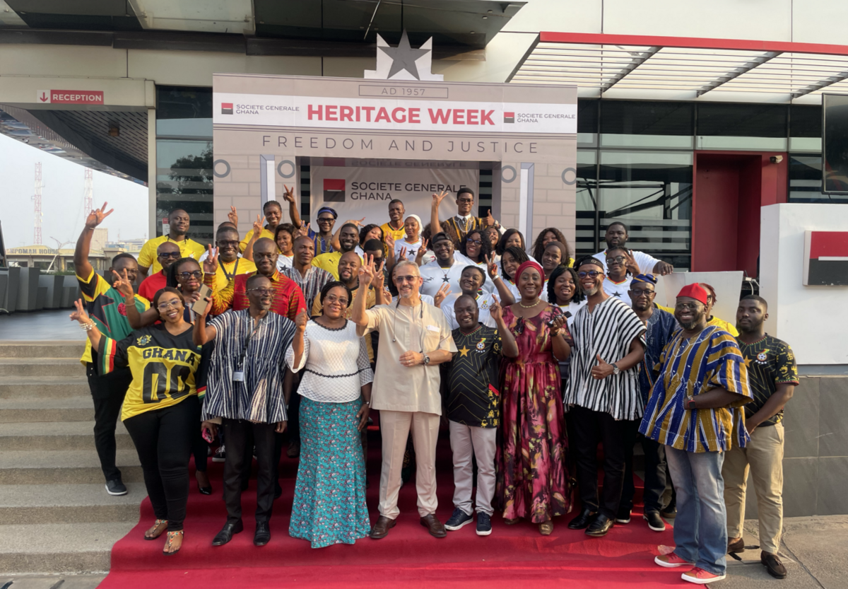 Fig 1. Executives and Cross-section of Staff at the event