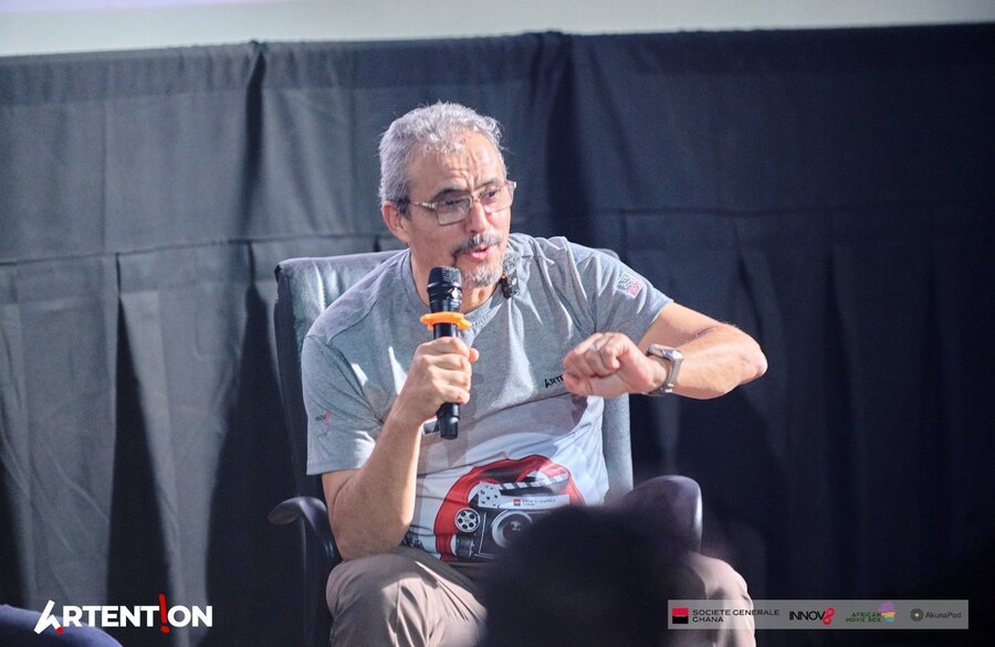 Fig 2- MD of Societe Generale Ghana, Mr. Hakim Ouzzani