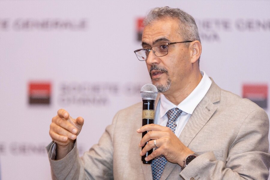 Fig 2. MD of Societe Generale Ghana, Mr. Hakim Ouzzani