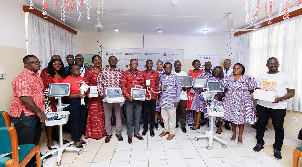 Donation to Korle-Bu