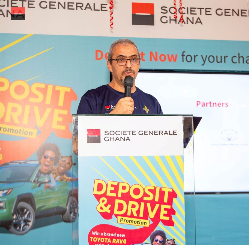 Fig 2. Mr Hakim Ouzzani, MD Societe Generale Ghana